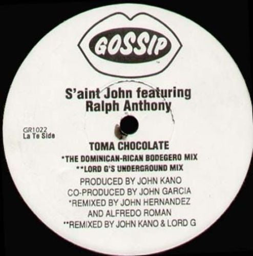 S'aint John : Toma Chocolate (12", Promo)