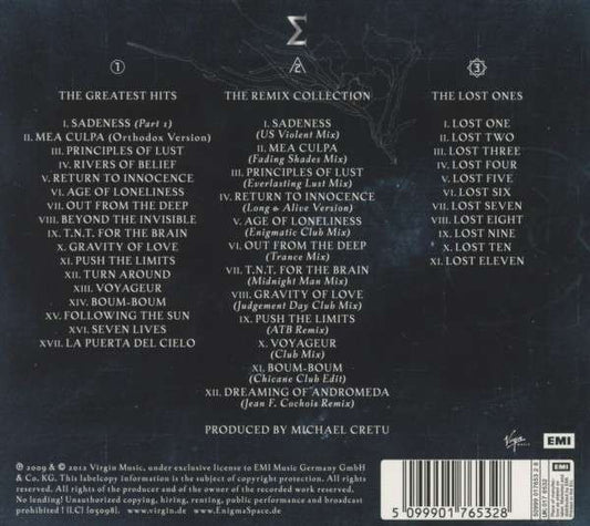 Enigma : Best Of 3CD (2xCD, Comp + CD + RE, Dig)