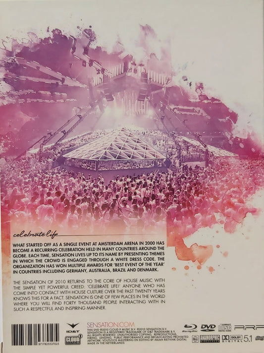 Various : Sensation - Celebrate Life - Amsterdam 2010 (Blu-ray + DVD + CD, The)