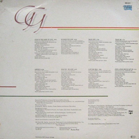 Gloria Gaynor : Gloria Gaynor (LP, Album)