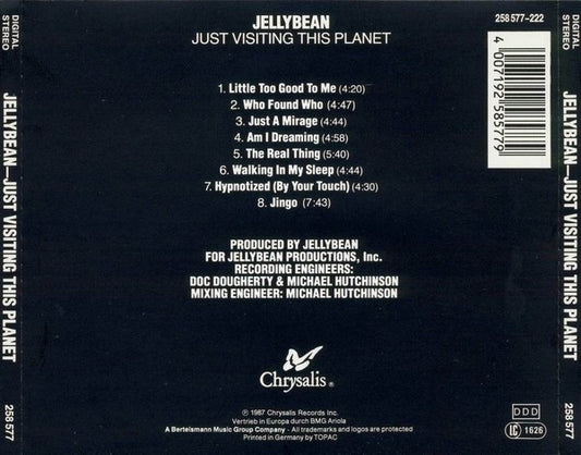 John "Jellybean" Benitez : Just Visiting This Planet (CD, Album)