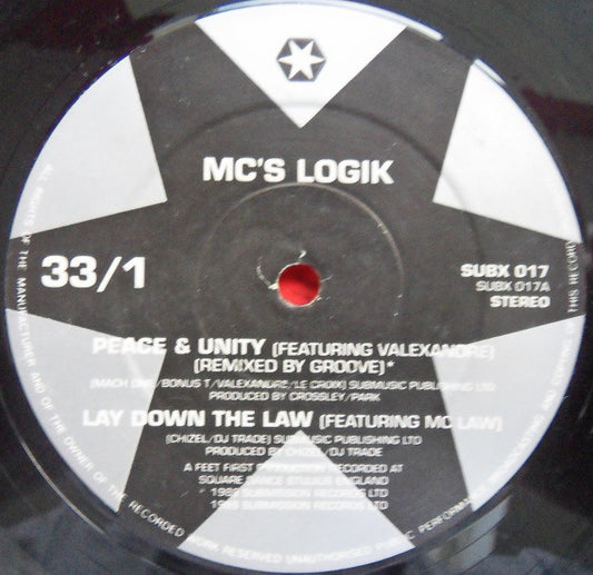 MC's Logik : Peace & Unity (12")