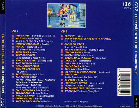 Various : Larry Präsentiert: Hit Tornado '90/'91 (2xCD, Comp)