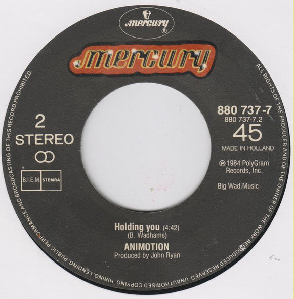 Animotion : Let Him Go (7", Single)