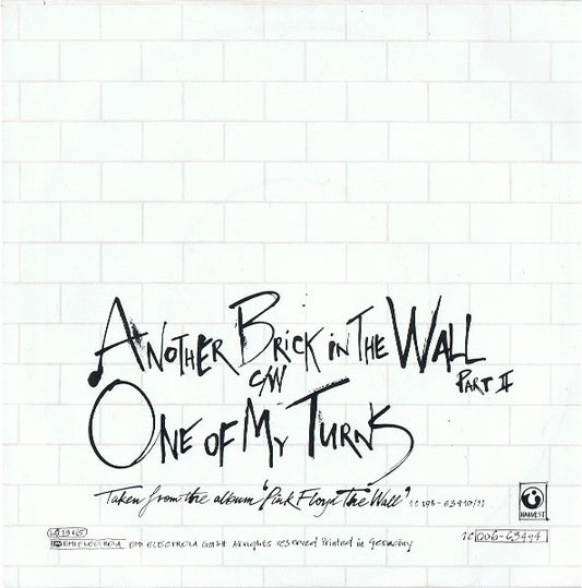 Pink Floyd : Another Brick In The Wall Part II (7", Single)