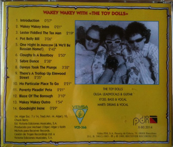 Toy Dolls : Wakey Wakey (CD, Album, RE)