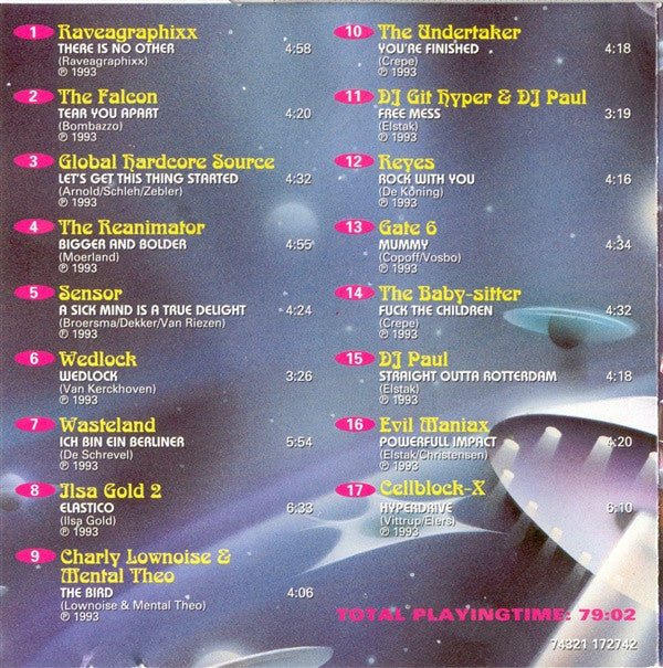 Various : Rave The City 3 (17 Baby-Sitting Hardcore Tracks) (CD, Comp)