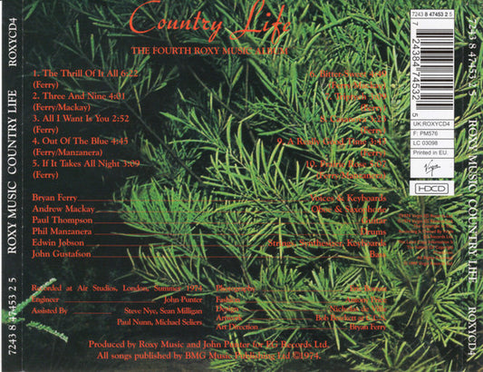 Roxy Music : Country Life (HDCD, Album, RM, RP)