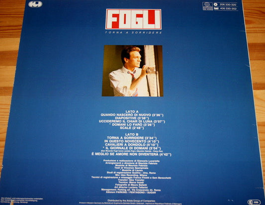 Riccardo Fogli : Torna A Sorridere (LP)