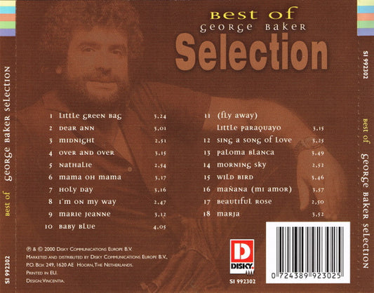 George Baker Selection : Best Of George Baker Selection (CD, Comp)