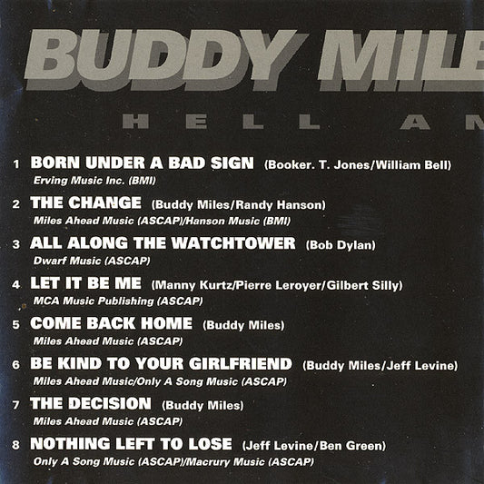 Buddy Miles Express : Hell And Back (CD, Album)