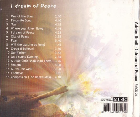 Adrian Snell : I Dream Of Peace (CD, Album)