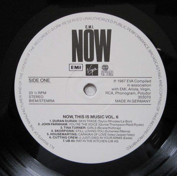 Various : Now This Is Music 6 (2xLP, Comp)