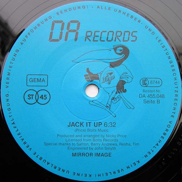 Mirror Image : Jack It Up (In The House) (12")