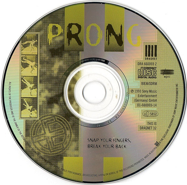 Prong : Snap Your Fingers, Break Your Back (The Remix EP) (CD, EP)