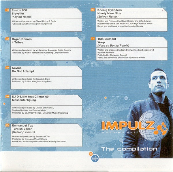 Various : Impulz - A Different World - The Compilation (CD, Comp)