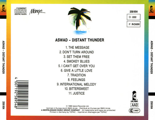 Aswad : Distant Thunder (CD, Album)
