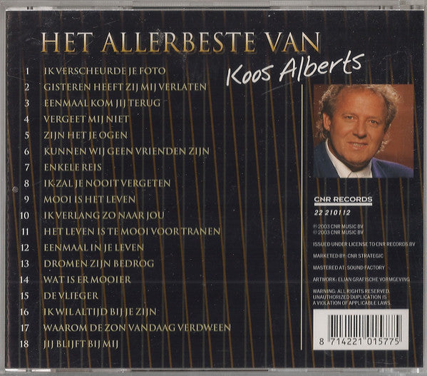 Koos Alberts : Het Allerbeste Van (CD, Comp)