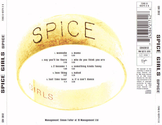 Spice Girls : Spice (CD, Album)