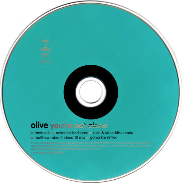 Olive : You're Not Alone (CD, Single)