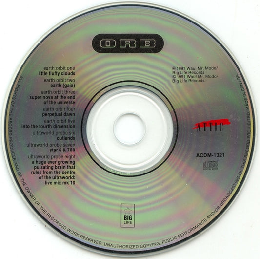 The Orb : The Orb's Adventures Beyond The Ultraworld (CD, Album)