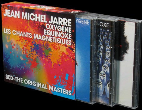 Jean-Michel Jarre : 3CD-The Original Masters (Oxygène / Equinoxe / Les Chants Magnétiques) (Box, Comp + 3xCD, Album, RE, RM)