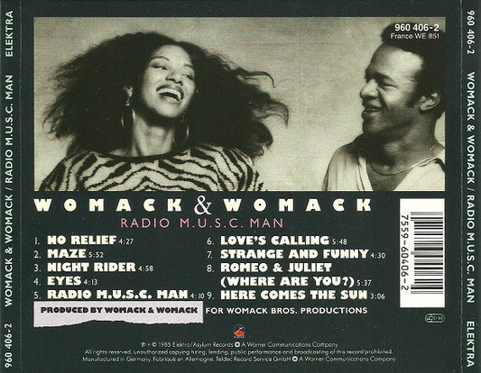 Womack & Womack : Radio M.U.S.C. Man (CD, Album, RE)