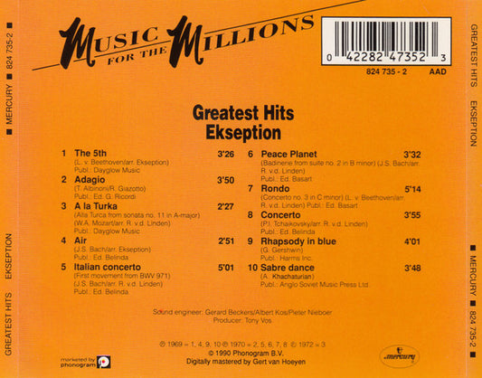 Ekseption : Greatest Hits (CD, Comp, RE)