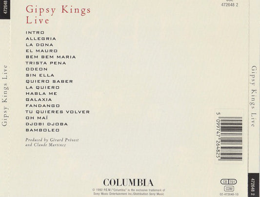 Gipsy Kings : Live (CD)