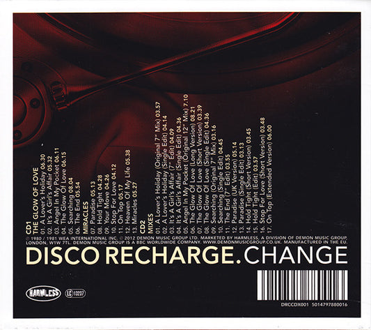 Change : The Glow Of Love / Miracles (2xCD, Comp, S/Edition)