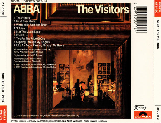 ABBA : The Visitors (CD, Album, Red)