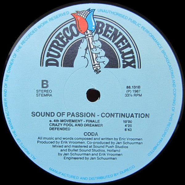 Coda (14) : Sounds Of Passion (LP, Album)