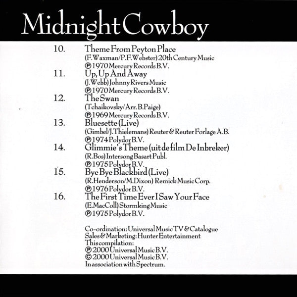 Toots Thielemans : Midnight Cowboy (CD, Comp)