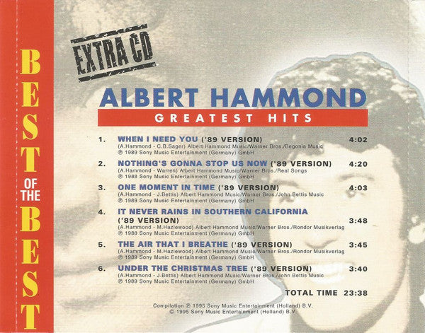 Albert Hammond : Greatest Hits (2xCD, Comp)