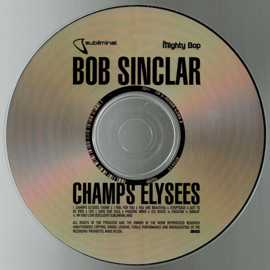 Bob Sinclar : Champs Elysées (CD, Album)