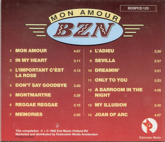 BZN : Mon Amour (CD, Comp)