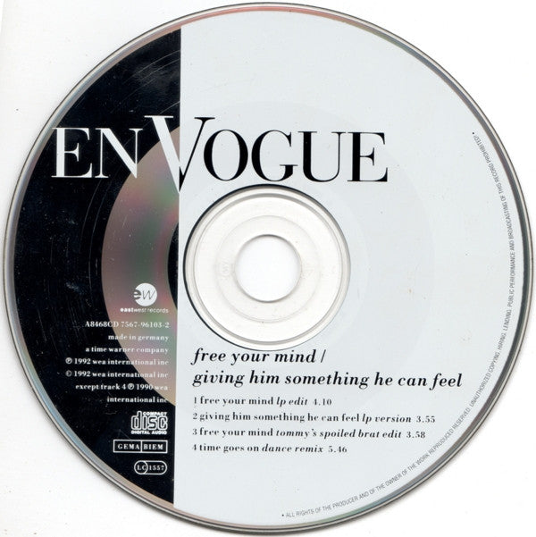 En Vogue : Free Your Mind / Giving Him Something He Can Feel (CD, Single)