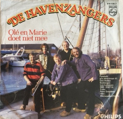 De Havenzangers : Olé En Marie Doet Niet Mee (7", Single)