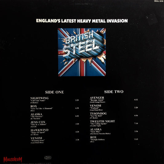 Various : British Steel - England's Latest Heavy Metal Invasion (LP, Comp)