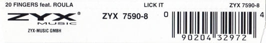 20 Fingers Feat. Roula : Lick It (CD, Maxi)