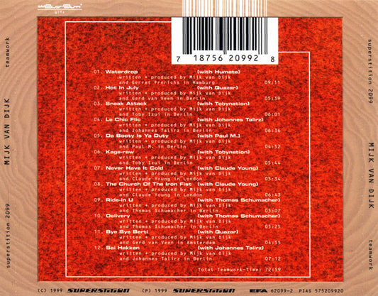Mijk Van Dijk : Teamwork (CD, Album)