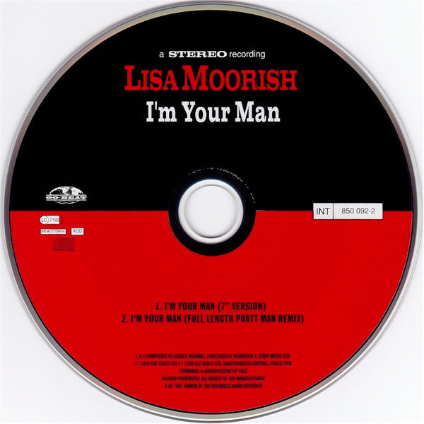 Lisa Moorish : I'm Your Man (CD, Single)