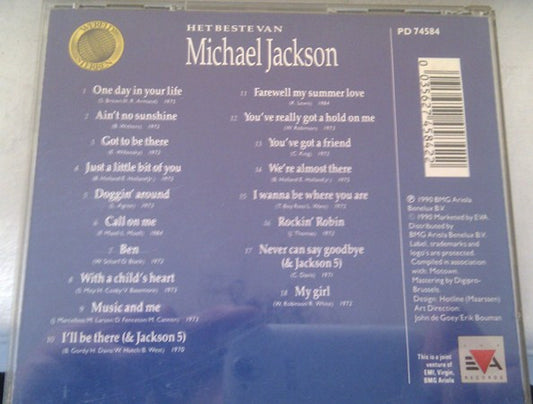 Michael Jackson : Het Beste Van Michael Jackson De Motown Hits (CD, Comp)