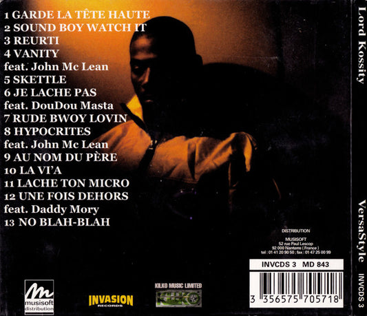 Lord Kossity : LK1 Versastyle (CD, Album, Dig)