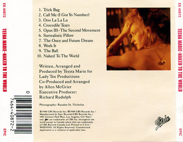 Teena Marie : Naked To The World (CD, Album)