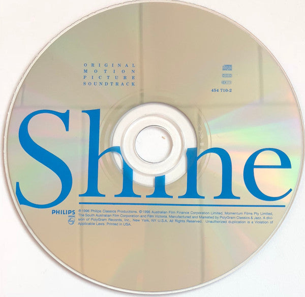 David Hirschfelder : Shine (Original Motion Picture Soundtrack) (CD, Album)
