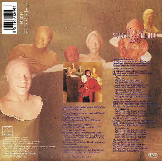 Stevie Wonder : My Eyes Don't Cry (7", Single)
