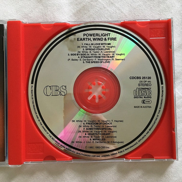 Earth, Wind & Fire : Powerlight (CD, Album, RE)