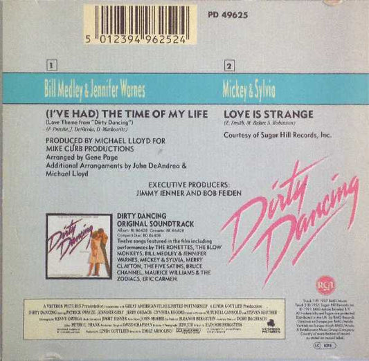 Bill Medley & Jennifer Warnes : (I've Had) The Time Of My Life (CD, Single, RP, Car)