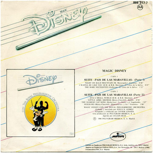 Royal Philharmonic Orchestra : Magic Disney Suite Pais De Las Maravillas (7")